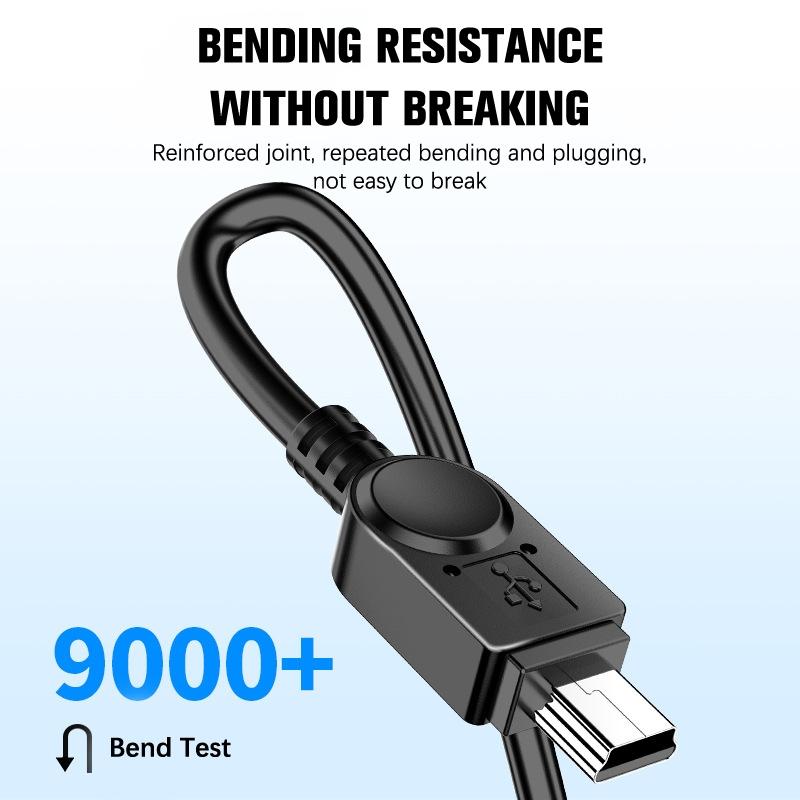 Мини USB-кабель USB-USB для быстрой зарядки данных, кабель для MP3 MP4-плеера, автомобильного видеорегистратора, GPS, цифровой камеры, жесткого диска