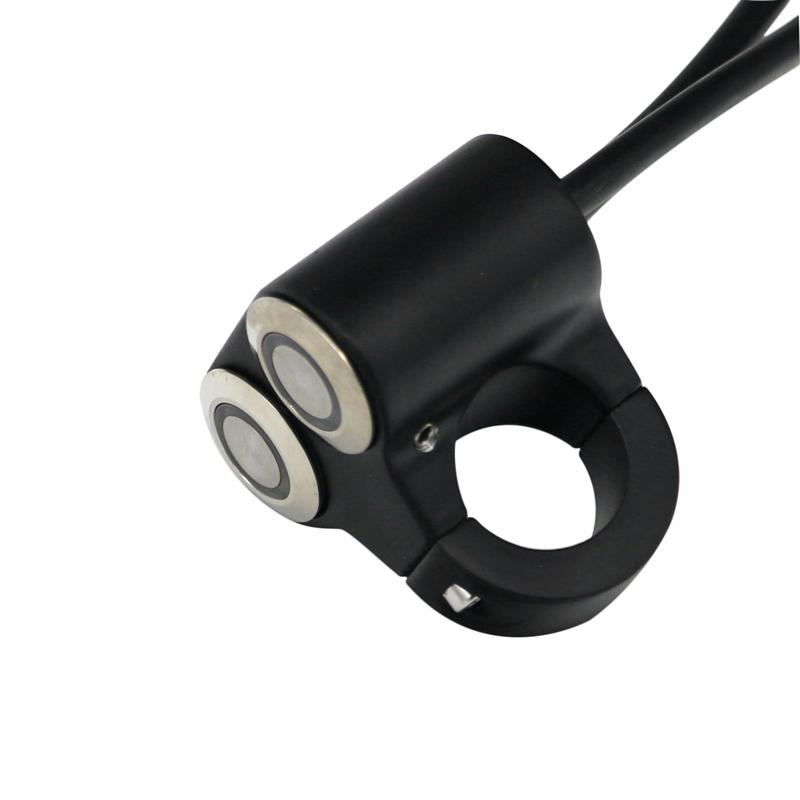 LMoDri 22 мм руль мотоцикла переключатели ATV скутер фары опасности тормоз противотуманные фары переключатель ВКЛ-ВЫКЛ алюминий с индикатором