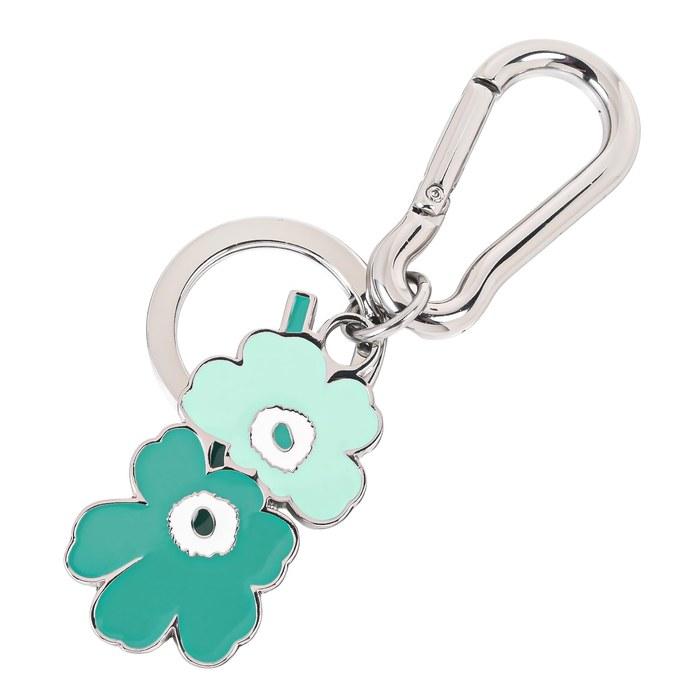 Marimekko Keyring Keychain Puhallus Unikko Kioski Green 94972