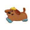 Embroidery Label Clothing Accessories Embroidery Cartoon Dog Self-adhesive Patch Cloth Sticker