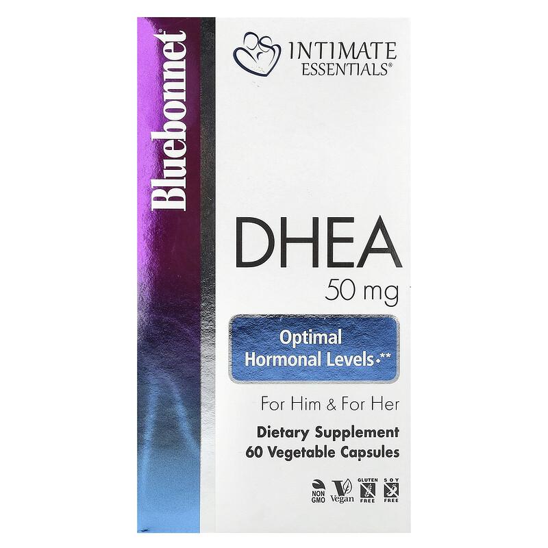 Intimate Essentials®, DHEA, For Him & For Her, 50 mg, 60 Vegetable Capsules