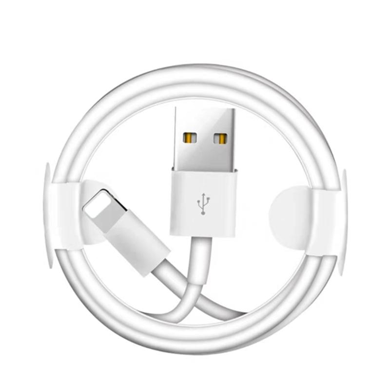 Зарядное устройство USB-кабель для зарядки Настенное зарядное устройство европейского стандарта для iPhone 7 8 6 6S 14 Plus X XR XS Max 11 12 13 Pro Max 5 5S SE USB-кабель для передачи данных