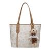 New Fashionable and Versatile Leather Women's Bag High-end Trendy Tote Bag Large Capacity Single Shoulder Bag for Work and Commuting