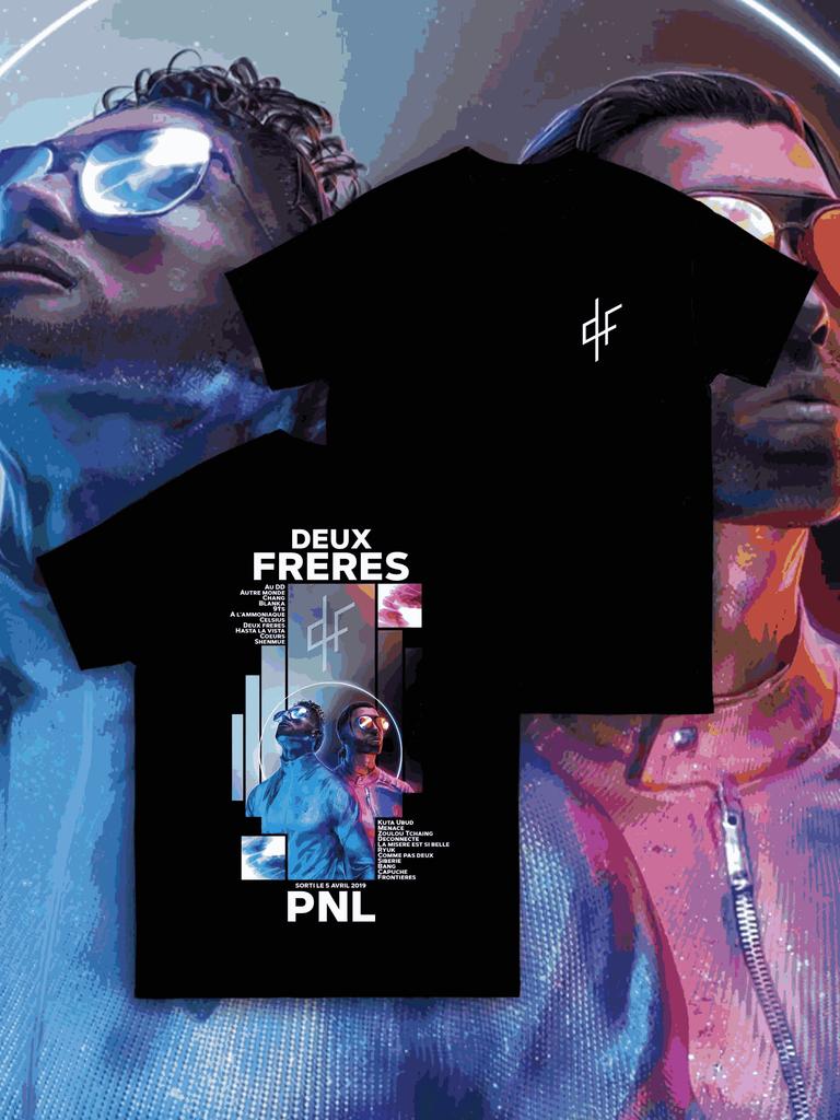 Le Monde Chico PNL Album Poster French Graphic Print T-shirt Men Women Streetwear Hip Hop Harajuku Fashion Short Sleeve Summer New Tee Oversized Top