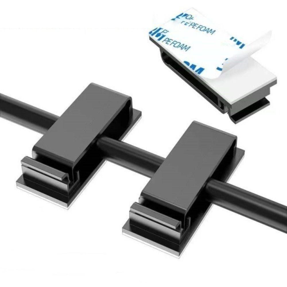 Clips Self Adhesive Car Cord Clip Wire Holder Harness Clamp Cable Clamp Cable Organizer Wire Organizer Flexible Cable Winder