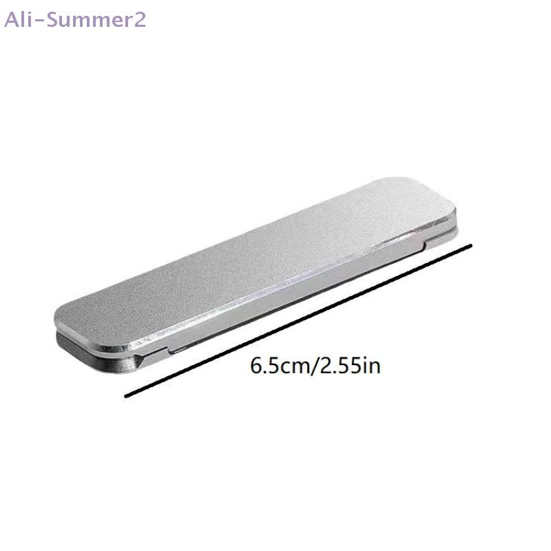 {MX} 1/3Pcs Mini Foldable Mobile Phone Stand Aluminum Alloy AdjustableDesktop Mount Holder Invisible Cellphone Kickstand