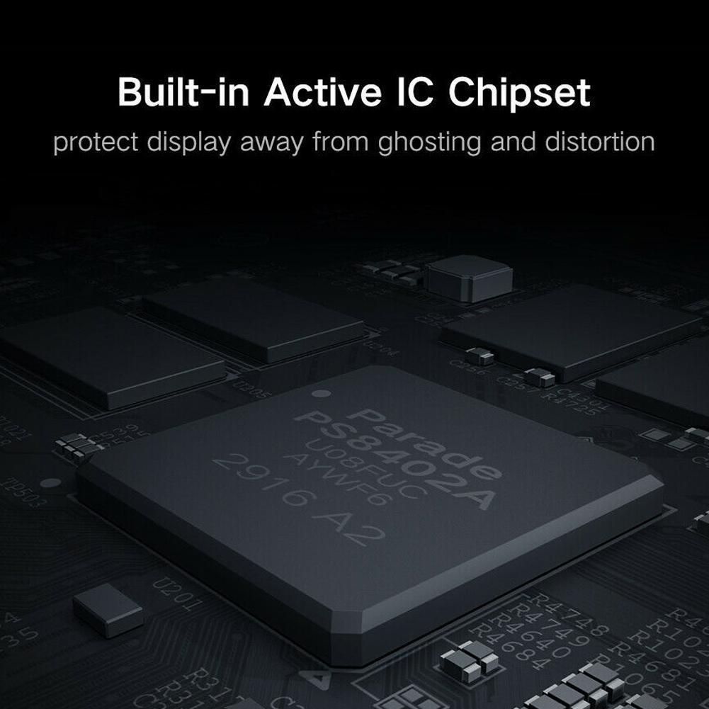 1,8 м Mini DP Display Port Thunderbolt 2 к HDMI-совместимому для Macbook позолоченный кабель Gold Pro Ad M8F1