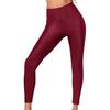Высокоэластичные женские леггинсы облегающего кроя, однотонные, глянцевые, с высокой талией, штаны для йоги, весна-осень, активная одежда