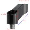 2x 10MM M10 Мотоциклетный удлинитель для зеркала заднего вида, адаптер, черный