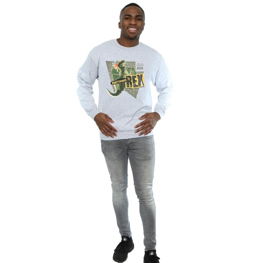 Disney Mens Toy Story Partysaurus Rex Sweatshirt