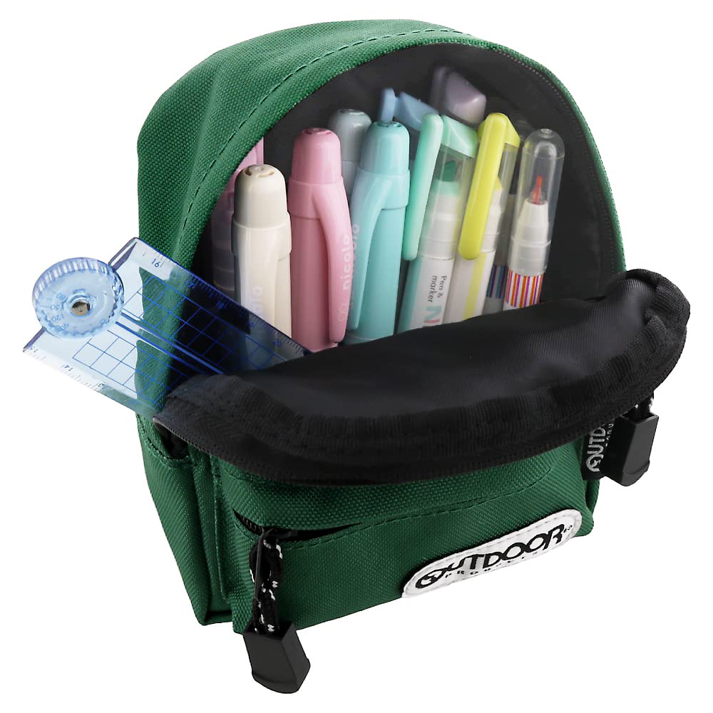 Sunstar Stationery OUTDOOR Pencil Case Backpack GREEN S1426320