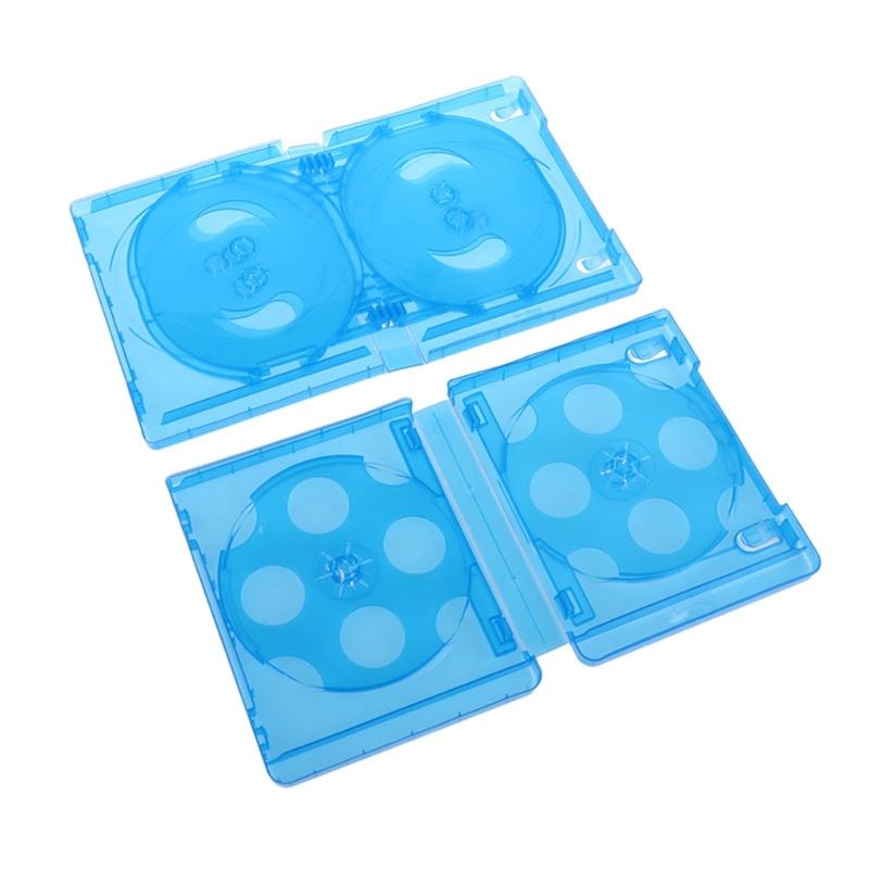 1PC 10 DVD Jewelry Case Clear Jewelry Box Container Case Transparent DVD Acrylic DVD Travel