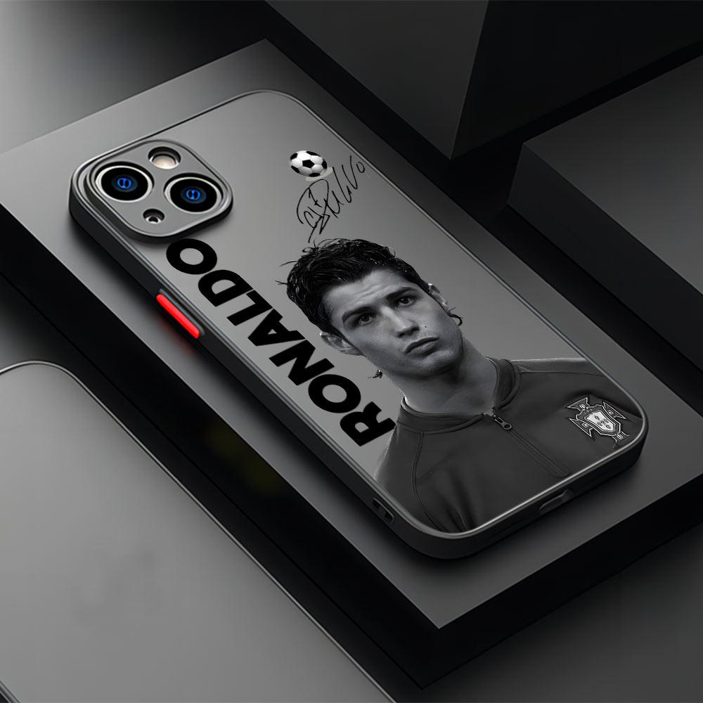 Известные футболисты C-CR7 Чехол для телефона для iPhone 17 16e 16 15 14 13 12 11 Mini Pro Air Max X XR XSMax Plus Матовый Прозрачный Чехол