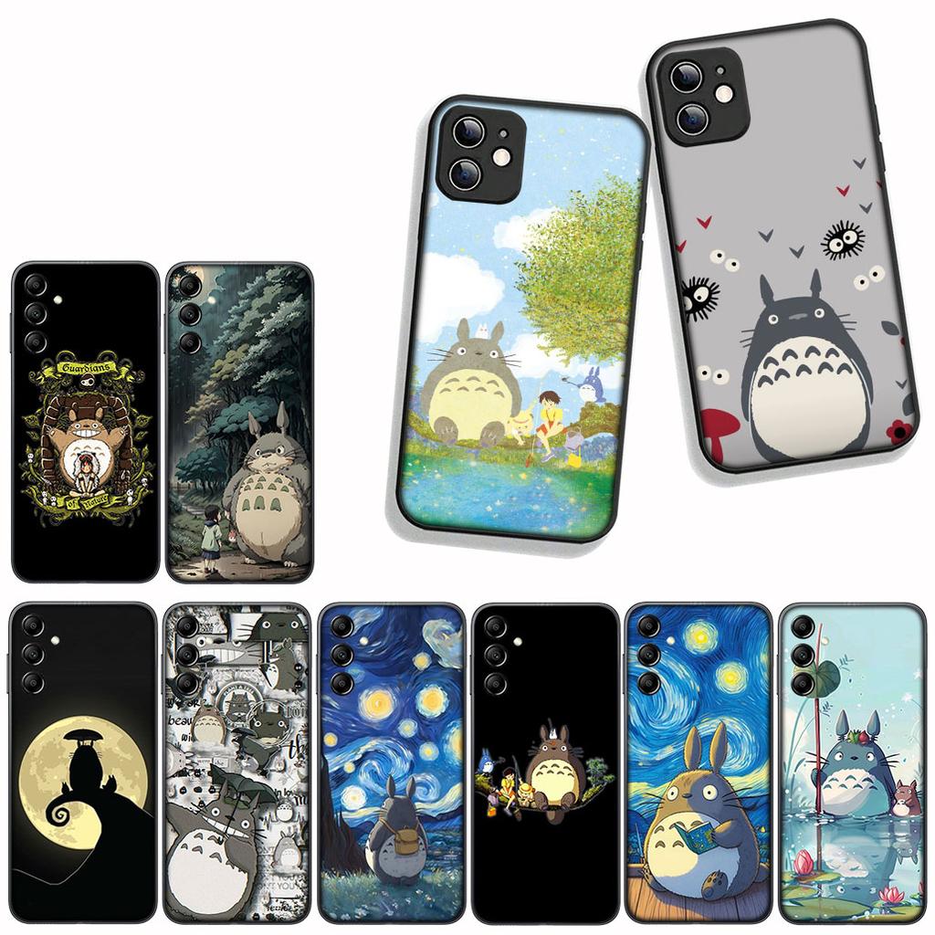 Чехол Cover для Samsung Galaxy S25 S23 S22 S24 FE Ultra S10 Plus A05 A06 A15 A16 A26 A35 S10E Чехол Обои Постер Т-Тоторо
