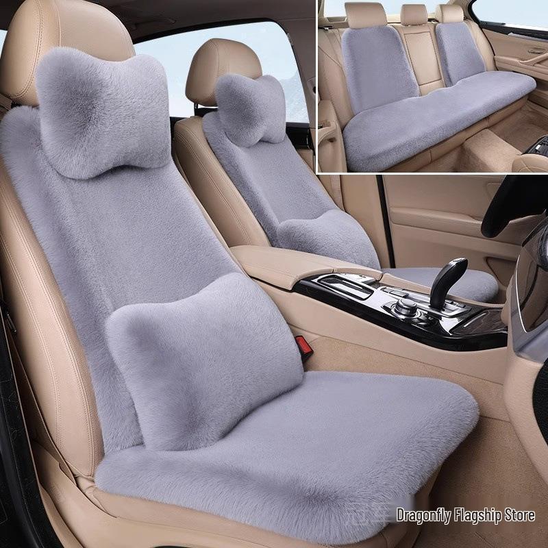 Плюшевая зимняя подушка на сиденье автомобиля для Volkswagen Jetta, Bora, Lavida, Sagitar, Santana, Passat