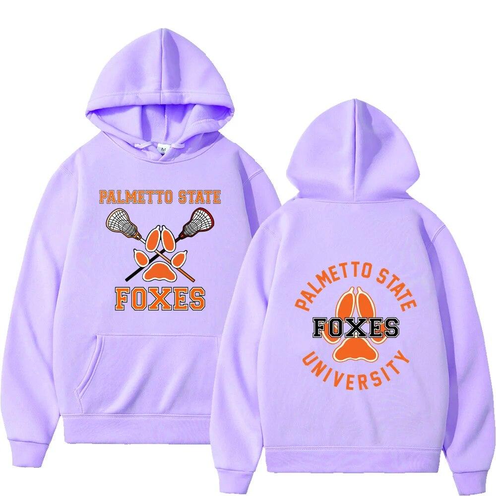 Streetwear The Foxhole Court Palmetto State Foxes Printed Unisex's Hoodie Pullover Unisex Hoodies Women Hip Hop Sweatshirt Clothes