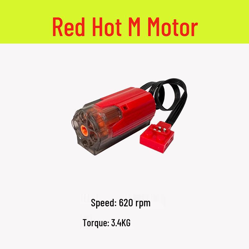 Пульт управления Высокоскоростной двигатель и Батарейный блок для кирпичиков Lego с черными, красными и светлыми модификациями