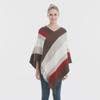 New Spring & Autumn Tassel Knitted Pullover Shawl: Warm, Large, Loose-Fit Cape Top