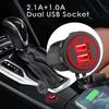 12/24 В двойной USB порт автомобильное зарядное устройство мотоцикл 5 В 3.1A зарядное гнездо водонепроницаемый быстрый адаптер для зарядки для транспортного средства лодки грузовика