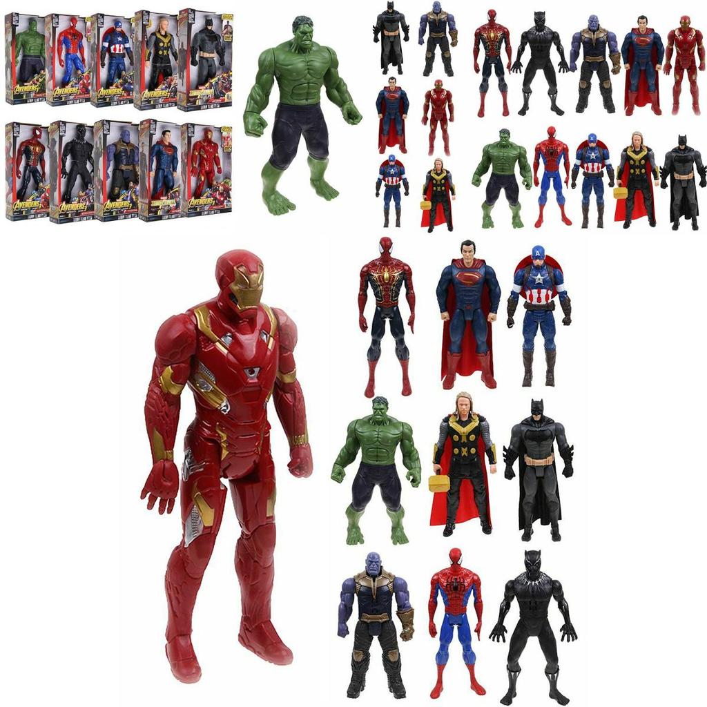 Stunning Avengers Infinity War Hulk Spiderman Thanos 12" Sounding Glowing Figure Toy Ideal Gift For Superhero Enthusiasts