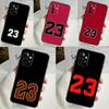 Basketball Number 23 Cover For Samsung Galaxy A34 A35 A14 A15 A25 A53 A33 A13 A52 A32 A12 A51 A71 A54 A55 Case