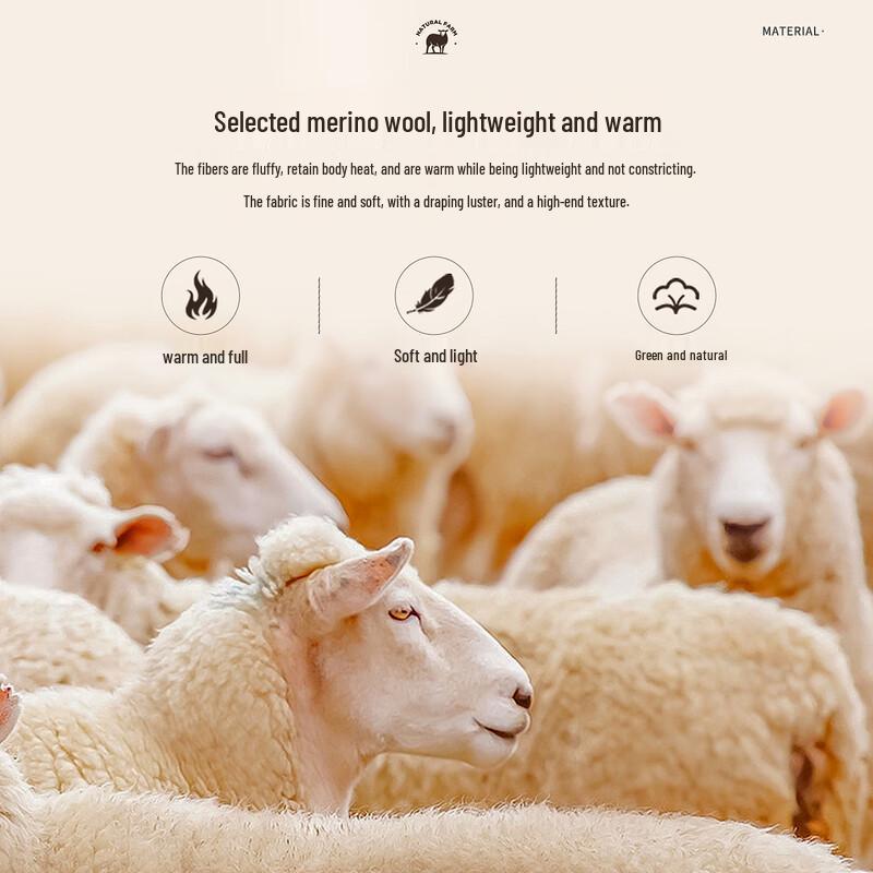 Мужской свитер Shanshan из 90% шерсти и 10% кашемира с круглым вырезом