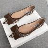 Retro Pointed Women's Single Shoes Soft Sole Spring New Shallow Mouth with Skirt French Small Fragrant Wind One Pedal Work Ladyshoes