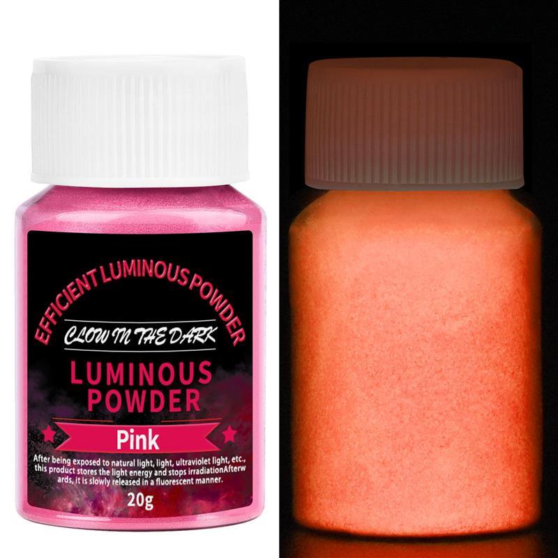 Светящийся порошок пигмента Яркий люминесцентный порошок Светящийся в темноте фосфорный светящийся порошок пигмент смоляной наполнитель
