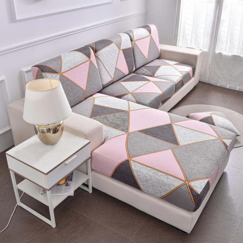 1Pcs Print Sofa Cushion Coverastic Protector Sofa Cover Personality Slipcover Matching Washable Couch Cover