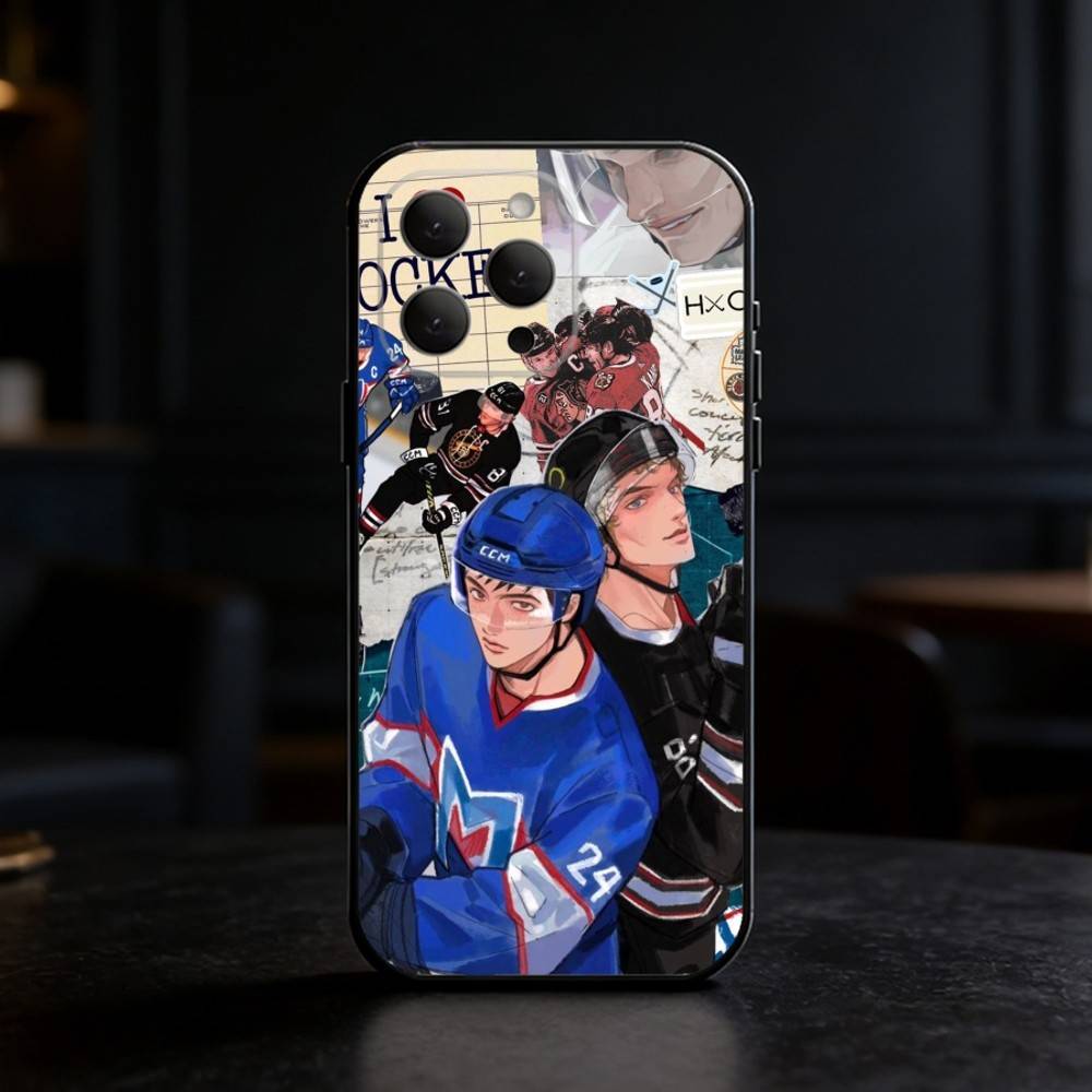 LGBTQ H-Heated R-Rivalry Ice Hockey Phone Case For iPhone 17,16,15,14,13,12,11 Plus,Pro Max,SE4Soft Silicone Black Cover