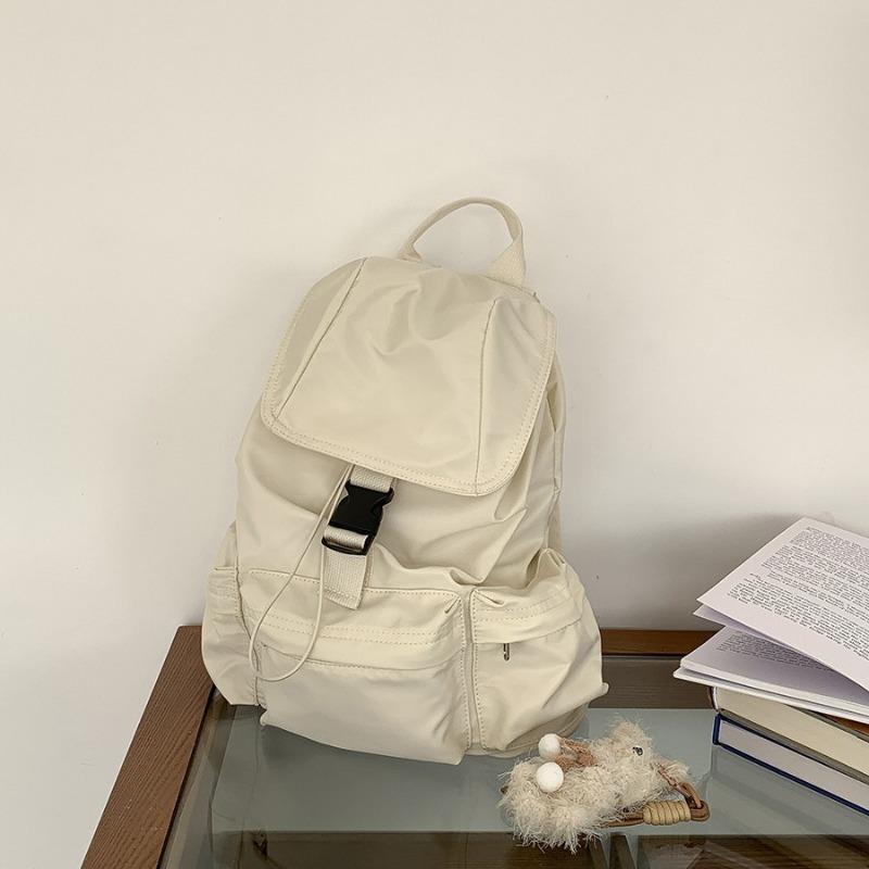 Рюкзак большой вместимости женский для путешествий налегке, повседневный нейлоновый компьютерный рюкзак с откидным клапаном, новый рюкзак для поездок на работу, на плечо