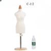 Mini Female Mannequin for 1/2 1/3 1/4 Doll Clothing Display Stand DIY Dollhouse Miniature Ornaments Supplies