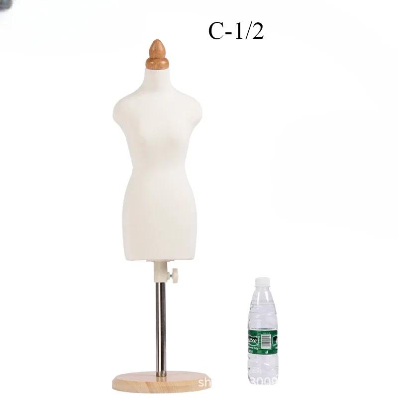 Mini Female Mannequin for 1/2 1/3 1/4 Doll Clothing Display Stand DIY Dollhouse Miniature Ornaments Supplies