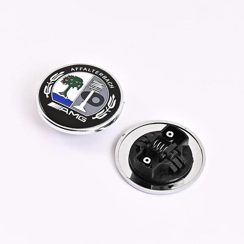 Эмблема на капот автомобиля 57 мм, значок, наклейки на эмблему капота для Mercedes Benz Brabus AMG W124 W140 W163 W202 W203 W204 W210 W211 W205