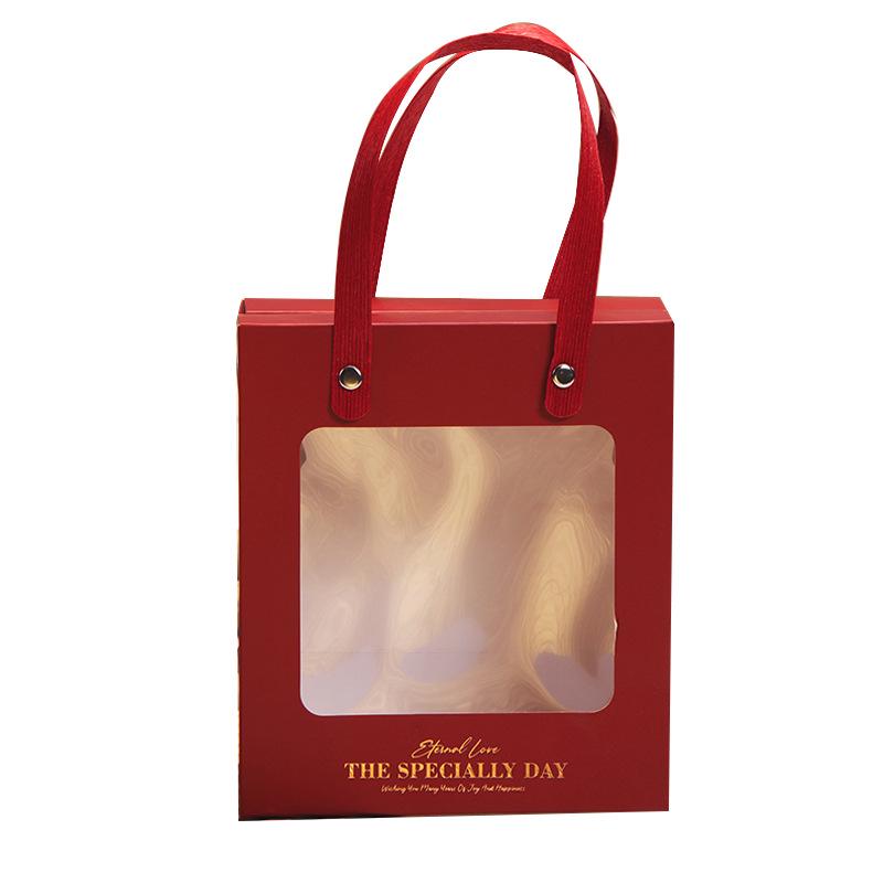 Elegant Transparent Souvenir Gift Bag: Light Luxury for Lipstick & Small Birthday Gifts