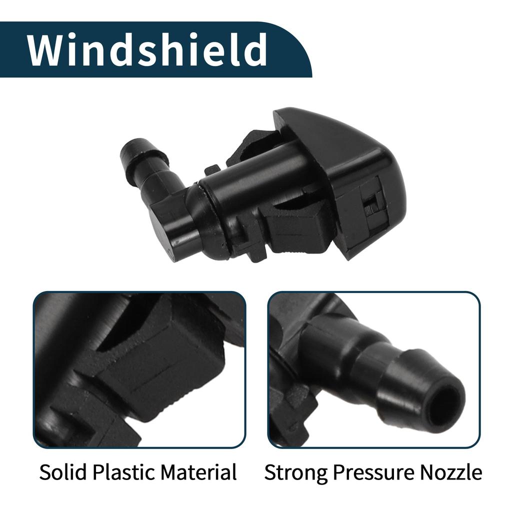 TUCKBOLD Washer Nozzle for Jeep Grand Cherokee 2011-2018 Windshield Washer Nozzle No.551-56427AB Front Black