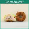 Soft Plush Capybara Keychain With Sandwich And Donut Shapes For Giving Gift