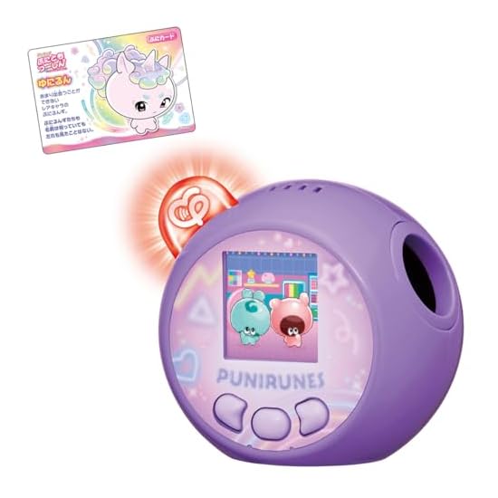 [Включен бонус от производителя] Takara Tomy Punirunes Punitomo Tsushin Фиолетовый с картой Puni