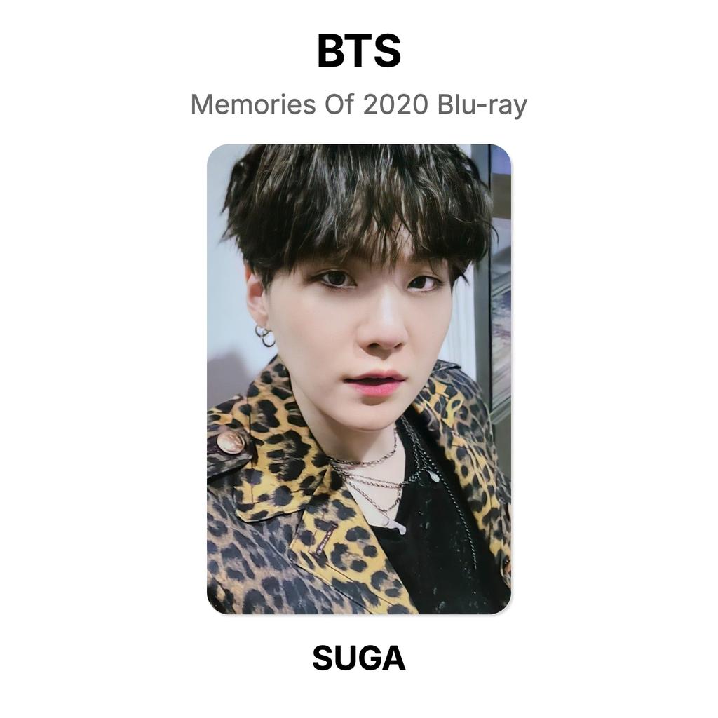 BTS Memories Of 2020 Blu-ray Официальная фотокарточка
