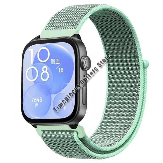 Нейлоновый ремешок-петля для Huawei Watch Fit 3 Sport, дышащий сменный браслет, браслет для Huawei Watch Fit 3, аксессуары для ремня