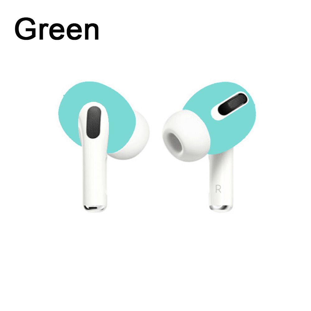 2pcs/1pair Anti Slip Replacement Protective Silicone Earbuds Eartips Case Cover