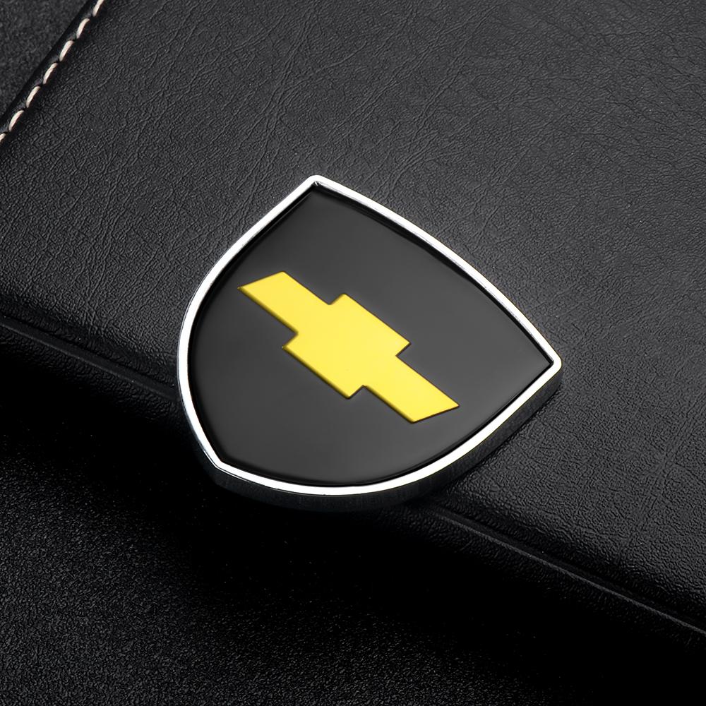 AABHF1 1Pcs Metal Car Emblem Body Trunk Decoration Sticker For Chevrolet Cruze Captiva Lacetti Epica Silverado Trailblazer Colorado