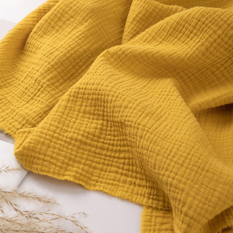 Двухслойная марлевая ткань 100% хлопок креп швейная ткань мягкая для шитья своими руками детское платье летняя одежда банное полотенце салфетка