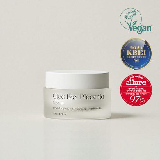 Natural Derma Project Cica Bio Placenta Увлажняющий успокаивающий крем 50 мл