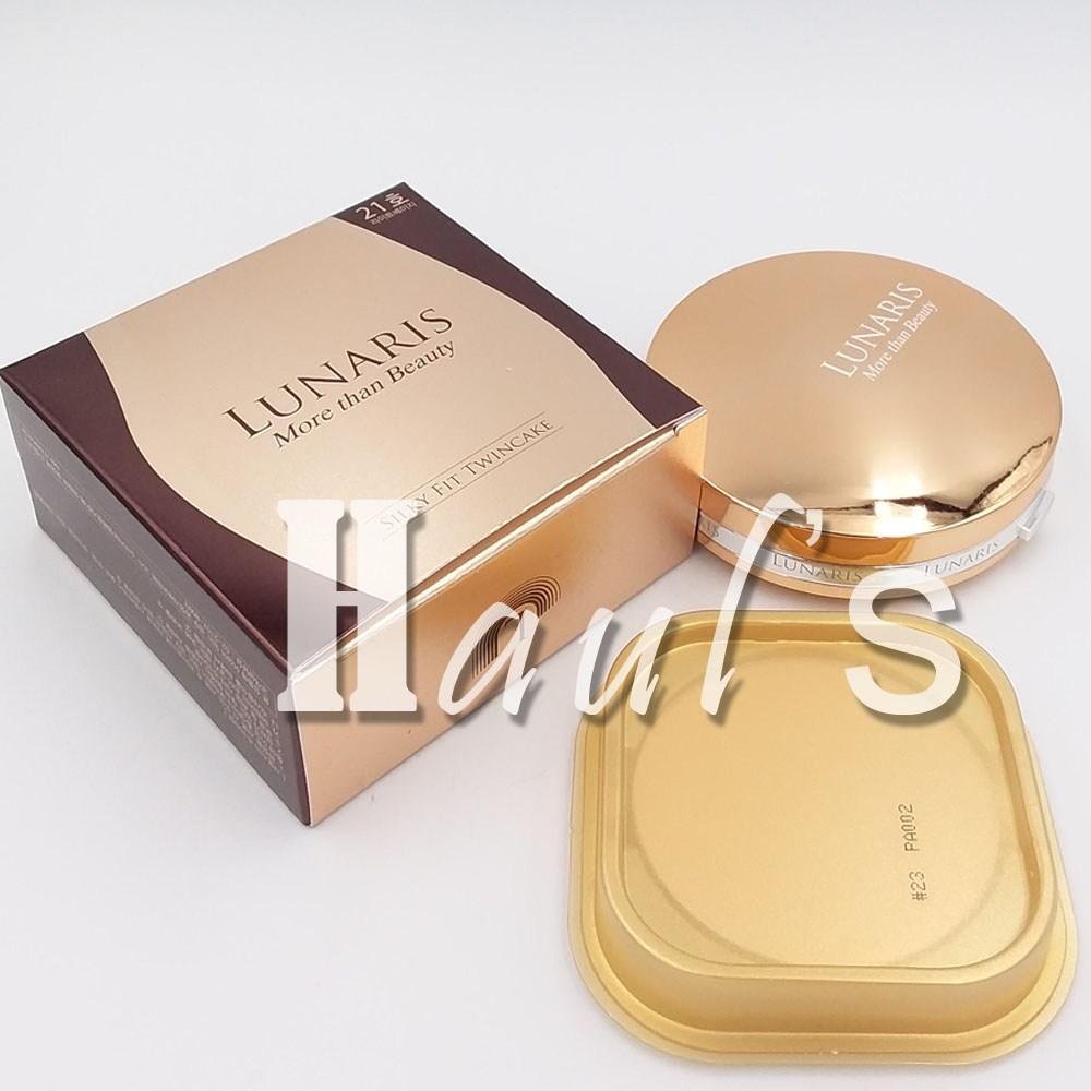 Lunaris Silky Fit Twin Cake, нет. 23 Натуральный бежевый, 1 шт.