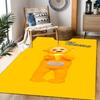 Purple Teletubby Space Customize Your Name Floor Rug Office Rug Design for Decorate room Dormitory Balcony Outdoor Anti-slip Rug Office home decor