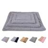Rectangle Dog Mat Warm Plush Cat Bed House Cushion Pet Sleeping Blanket Mat Bed for Samll Large Dogs Sofa Mats