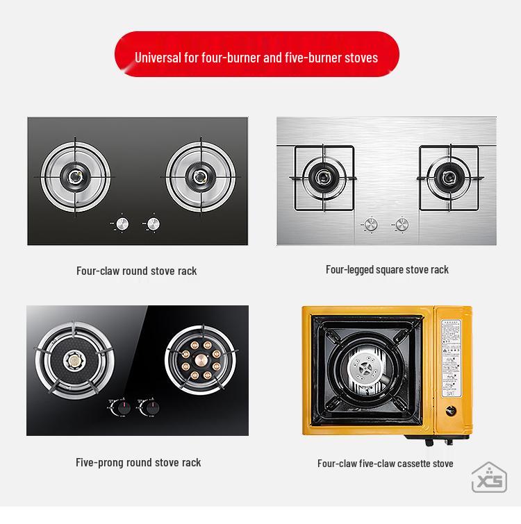 Universal Non-Slip Gas Stove Rack for Small Pots and Milk Pots