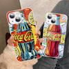 Горячие напитки C-Coca C-Cola Закаленное стекло Для iPhone 14 13 12 11 Pro Mini XS MAX 14Plus X XS XR Чехлы