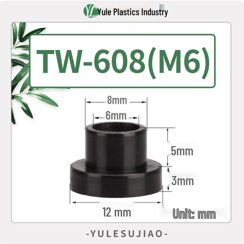 Nylon Insulating T-Type Plastic Washer for Transistor